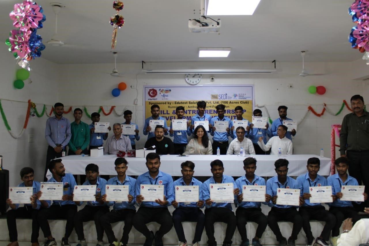 Edutest Trains Rural Youth In Entrepreneurship, Skill Development In Gujarat
